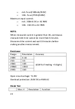 Preview for 23 page of Mastech MS8239B User Manual