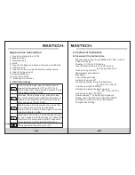 Preview for 4 page of Mastech MS8240A Manual