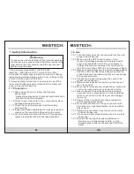 Preview for 2 page of Mastech MS8251A Operation Manual