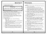 Preview for 2 page of Mastech MS8251B Operation Manual