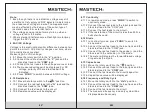 Preview for 10 page of Mastech MS8251B Operation Manual