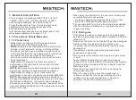 Preview for 3 page of Mastech MS8265 Operator'S Instruction Manual