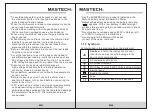 Preview for 4 page of Mastech MS8265 Operator'S Instruction Manual