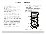 Preview for 5 page of Mastech MS8265 Operator'S Instruction Manual