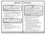 Preview for 11 page of Mastech MS8265 Operator'S Instruction Manual