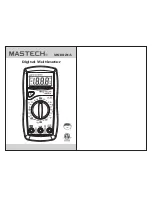 Mastech MS8321A Manual preview