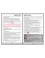 Preview for 3 page of Mastech MS8321A Manual