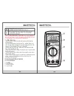 Preview for 4 page of Mastech MS8321A Manual