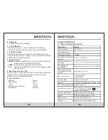 Preview for 5 page of Mastech MS8321A Manual