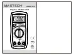 Mastech MS8321B Instruction Manual preview