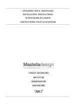 Preview for 1 page of Mastella Design AKI CORNER Installation Instructions Manual