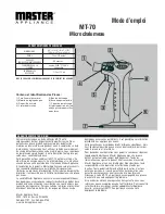 Preview for 5 page of Master Appliance Microtorch MT-70 Instructions Manual