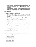 Preview for 7 page of Master audio B Series B5A User Manual