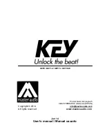 Master audio KEY12 User Manual preview