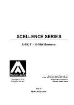 Preview for 1 page of Master audio X-15LT User Manual