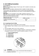 Preview for 9 page of Master Battery MasterPower Omega LV 6KW User Manual