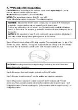 Preview for 11 page of Master Battery MasterPower Omega LV 6KW User Manual