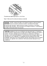 Preview for 16 page of Master Battery MasterPower Omega LV 6KW User Manual