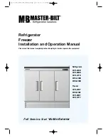 Предварительный просмотр 2 страницы Master Bilt CCR-23SF Installation And Operation Manual