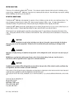 Preview for 4 page of Master Bilt IHC-27 Installation & Operation Manual