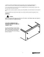 Предварительный просмотр 7 страницы Master Bilt TAF-27 ERC2 s Installation & Operation Manual