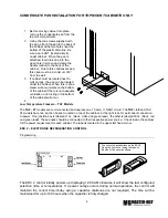 Предварительный просмотр 8 страницы Master Bilt TAF-27 ERC2 s Installation & Operation Manual