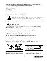 Preview for 5 page of Master Bilt TAF-27 Installation & Operation Manual