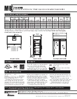 Предварительный просмотр 2 страницы Master Bilt TLG-27HD Specification Sheet