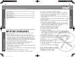 Предварительный просмотр 2 страницы Master Chef 043-1084-2 Instruction Manual