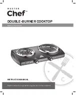 Master Chef 043-1201-8 Instruction Manual preview