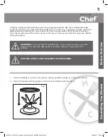 Preview for 5 page of Master Chef 043-1325-0 Instruction Manual