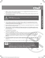 Preview for 7 page of Master Chef 043-1325-0 Instruction Manual