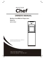 Master Chef 043-2338-4 Owner'S Manual preview