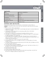 Preview for 3 page of Master Chef 043-2364-0 Instruction Manual