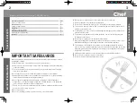 Preview for 2 page of Master Chef 043-2742-0 Instruction Manual