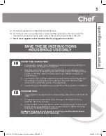 Preview for 3 page of Master Chef 043-2758-4 Instruction Manual