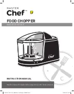 Preview for 1 page of Master Chef 043-5726-2 Instruction Manual