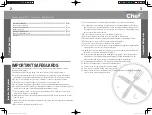 Preview for 2 page of Master Chef 043-5765-8 Instruction Manual