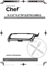 Preview for 1 page of Master Chef 043-5782-6 Instruction Manual