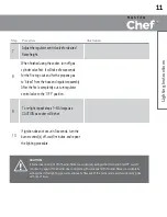 Preview for 11 page of Master Chef 085-3226-4 Safety And Care Manual