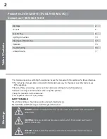 Preview for 2 page of Master Chef 085-3259-6 Safety And Care Manual