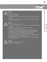 Preview for 3 page of Master Chef 085-3259-6 Safety And Care Manual