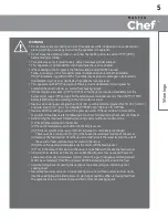 Preview for 5 page of Master Chef 085-3259-6 Safety And Care Manual