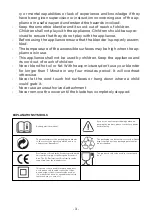 Preview for 3 page of Master Chef 525498 Instruction Manual