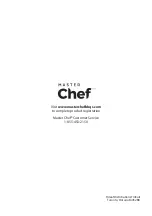 Предварительный просмотр 34 страницы Master Chef G32010 Assembly Manual