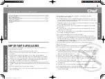 Preview for 2 page of Master Chef HB5006E-UL Instruction Manual