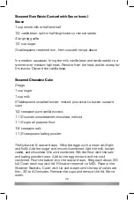 Preview for 29 page of Master Chef MCSD3 Use And Care Manual