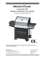 Предварительный просмотр 1 страницы Master cook Connoisseur 600 SRGG51111 User Manual