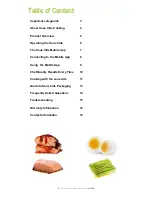 Preview for 2 page of Master Culinary X-1100 Owner'S Manual And Cooking Manual