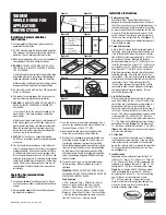 Preview for 1 page of Master Flow PR1D Application Instructions